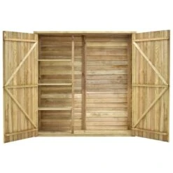 VidaXL Tuinschuur 163x50x171 Cm Geïmpregneerd Grenenhout -VIDAXL Verkoop 0497e87a385042f2967f63343ec93f79