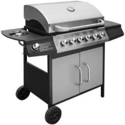 VidaXL Gasbarbecue 6+1 Kookzone Zwart En Zilver -VIDAXL Verkoop 0eb1a54d5db7499390ec7746a9a1a5f5