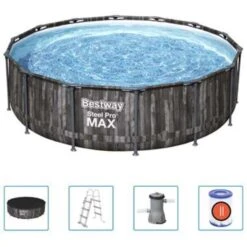 Bestway Zwembadset Steel Pro MAX Rond 427x107 Cm