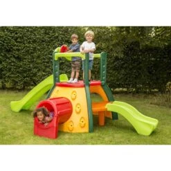 Little Tikes Speelhuis Groen Met Dubbele Glijbaan -VIDAXL Verkoop 1000003359 0110