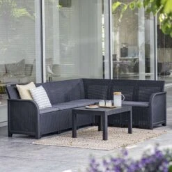 Keter Rosalie Loungeset 7-delig - Grijs 6 Keter Rosalie Loungeset 7-delig - Grijs -VIDAXL Verkoop 1000003374 0103