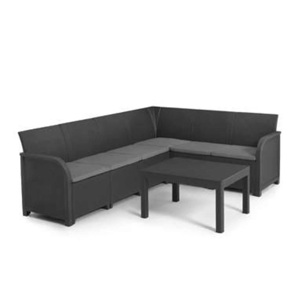 Keter Rosalie Loungeset 7-delig - Grijs 1 Keter Rosalie Loungeset 7-delig - Grijs