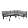 Garden Impressions Senja Lounge Dining Set 3-delig Rechts - D. Grijs