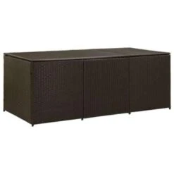 VidaXL Tuinbox 180x90x75 Cm Poly Rattan Bruin