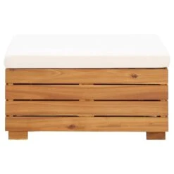 VidaXL Voetensteun 1 St Met Kussen Sectioneel Massief Acaciahout 6 VidaXL Voetensteun 1 St Met Kussen Sectioneel Massief Acaciahout -VIDAXL Verkoop 1000005885 0102