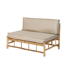 Exotan Bamboo Loungebank Pallet - Taupe