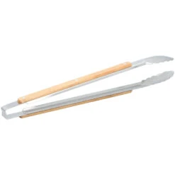 Merkloos Jamie Oliver Barbecuetang - RVS Met Hout - 46 Cm