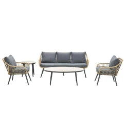 Garden Impressions Lucas Loungeset 5-delig - Natural