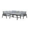 Garden Impressions Brendon Lounge Dining Set 4-delig L - Licht Grijs