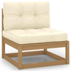 VidaXL 4-delige Loungeset Met Kussens Massief Grenenhout -VIDAXL Verkoop 1000036206 0102