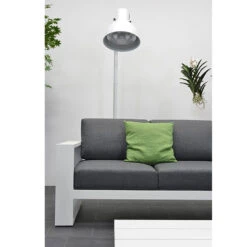 Garden Impressions Plaza 3-zits Lounge Tuinbank - Mat Wit -VIDAXL Verkoop 1000040935 0103