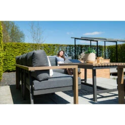 Garden Impressions Samos Lounge Dining Set - Mystic Grijs -VIDAXL Verkoop 1000042166 0104