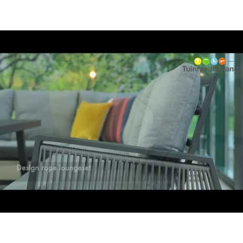 Garden Impressions Brendon Lounge Dining Set 4-delig R - Licht Grijs 3 Garden Impressions Brendon Lounge Dining Set 4-delig R - Licht Grijs - Afbeelding 3