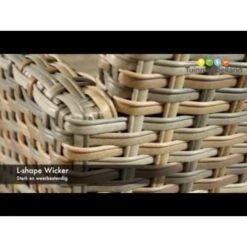 Garden Impressions Alaska Lounge Dining Set Links - Vintage Willow -VIDAXL Verkoop 1000052373 0103