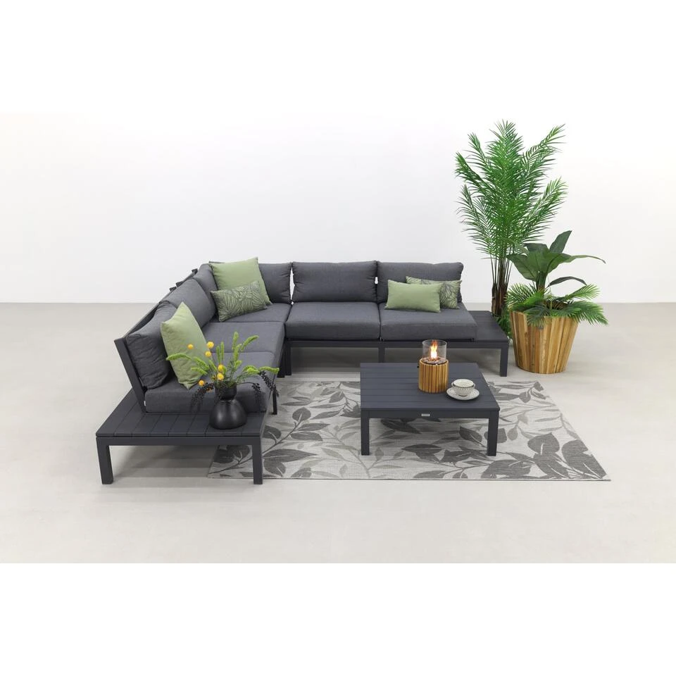 Garden Impressions Annabella Loungeset - Carbon Black 2 Garden Impressions Annabella Loungeset - Carbon Black - Afbeelding 2