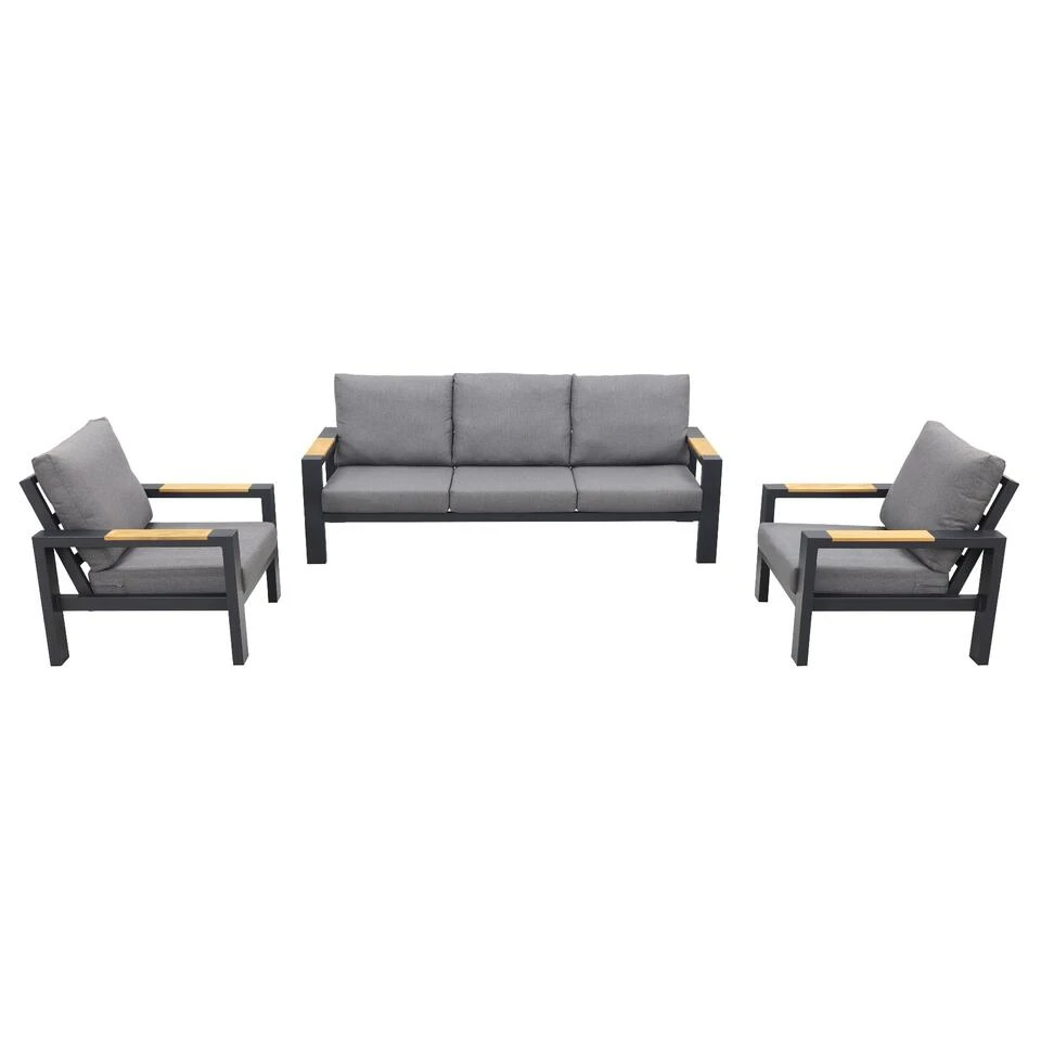 VDG Hammelton Stoel-bank Loungeset - 3-delig 1 VDG Hammelton Stoel-bank Loungeset - 3-delig