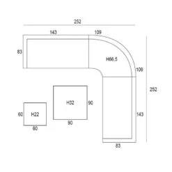Garden Impressions Nina Loungeset - Carbon Black/Mystic Grey 5 Garden Impressions Nina Loungeset - Carbon Black/Mystic Grey -VIDAXL Verkoop 1000053033 0101