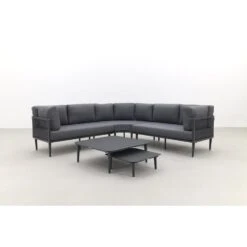 Garden Impressions Nina Loungeset - Carbon Black/Mystic Grey 6 Garden Impressions Nina Loungeset - Carbon Black/Mystic Grey -VIDAXL Verkoop 1000053033 0102