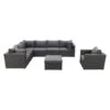 Suns Parma Loungeset - Inclusief Stoel + Middenelement - Antraciet