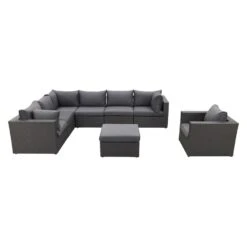 Suns Parma Loungeset - Inclusief Stoel + Middenelement - Antraciet