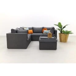 Suns Loungeset Parma - Antraciet -VIDAXL Verkoop 1000053043 0103