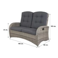 VDG Casablanca/Azoren Stoel-bank Verstelbare Loungeset - 4-delig -VIDAXL Verkoop 1000053060 0102