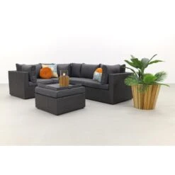 Suns Parma Loungeset - Antraciet -VIDAXL Verkoop 1000053071 0101