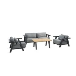 4 Seasons Iconic/Ambassador Stoel-bank Loungeset - 4 Delig
