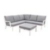 VDG Rockford Aluminium Loungeset Wit - 4-delig