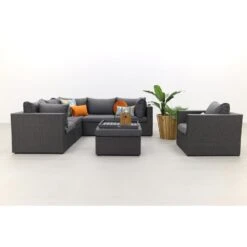 Suns Loungeset Parma - Inclusief Fauteuil - Antraciet -VIDAXL Verkoop 1000053091 0102