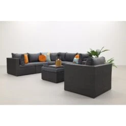Suns XL Loungeset Parma - Inclusief Loungestoel - Antraciet -VIDAXL Verkoop 1000053096 0103