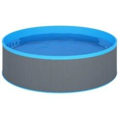 VidaXL Splasher Pool Met Hangende Skimmer En Pomp 350x90 Cm Grijs