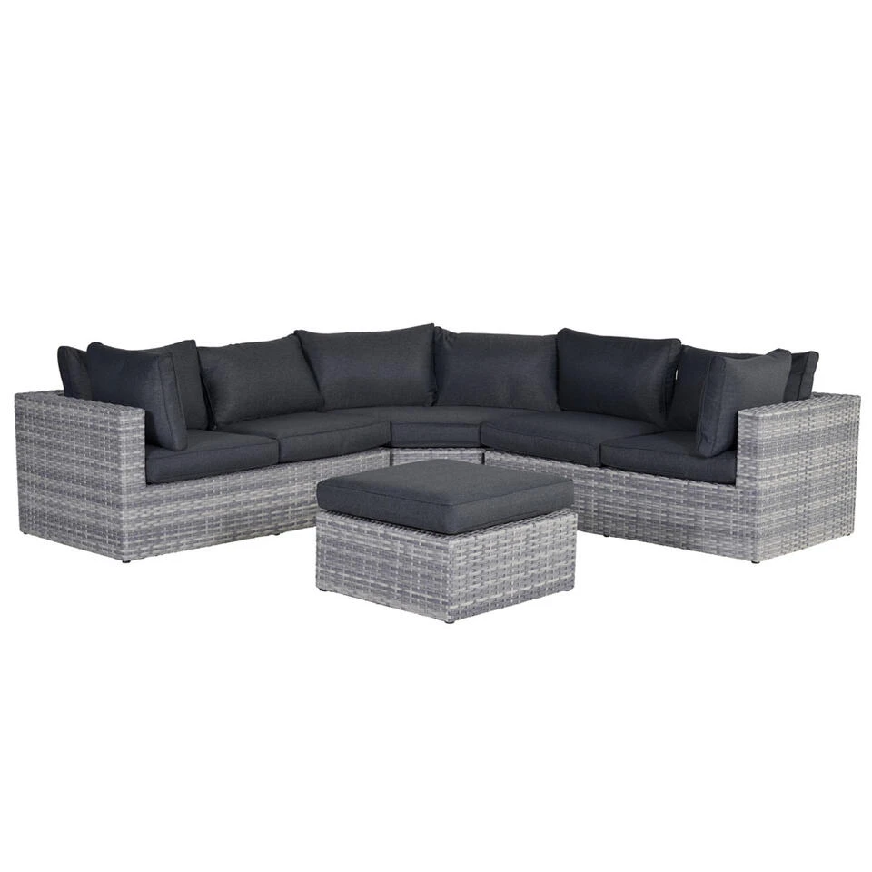 Garden Impressions Carlo Lounge Set XL - Licht Grijs 1 Garden Impressions Carlo Lounge Set XL - Licht Grijs
