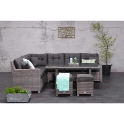 Westminster Lounge Dining Set Links - Organic Grey 7 Westminster Lounge Dining Set Links - Organic Grey -VIDAXL Verkoop 1000054166 0103