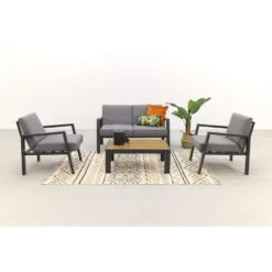 VDG Monto Stoel-bank Loungeset - 4-delig -VIDAXL Verkoop 1000054443 0103