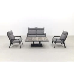 VDG Azoren/Jersey Stoel-bank Loungeset 4-delig Verstelbaar - Antraciet 6 VDG Azoren/Jersey Stoel-bank Loungeset 4-delig Verstelbaar - Antraciet -VIDAXL Verkoop 1000054732 0102