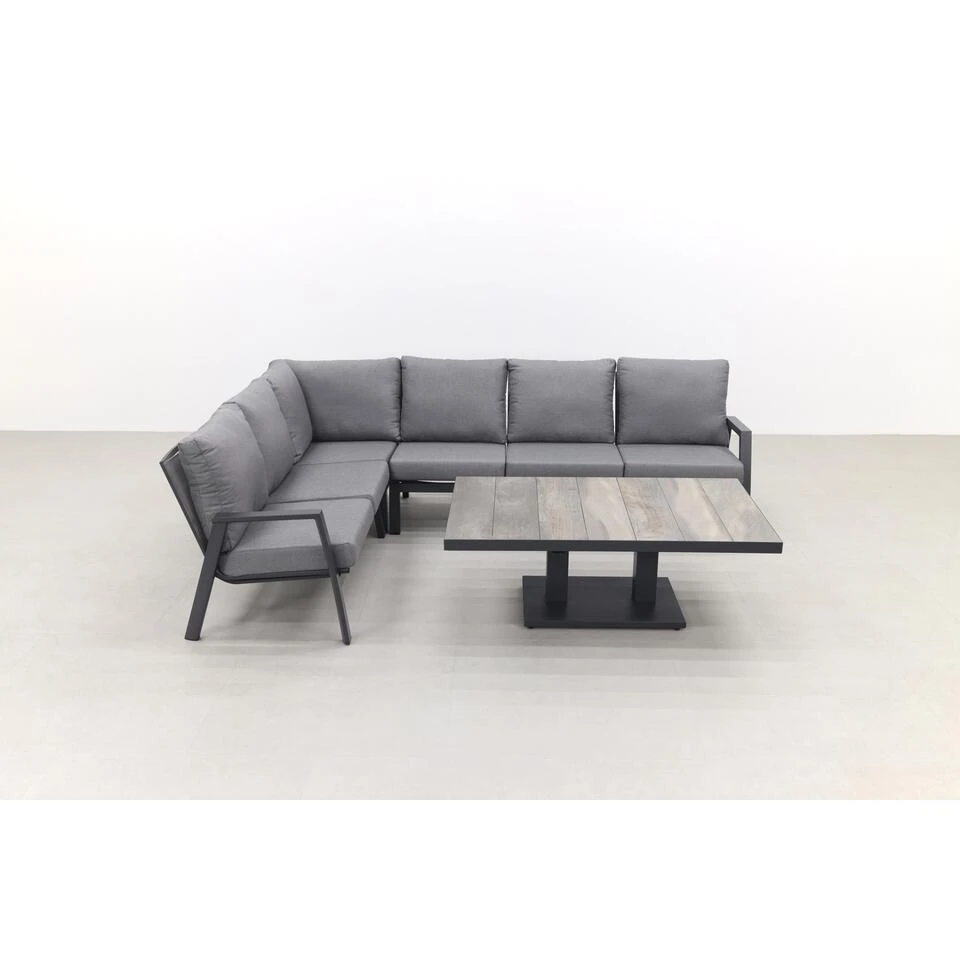 VDG Azoren/Jersey Loungeset - Met Verstelbare Tafel - Links & Rechts 2 VDG Azoren/Jersey Loungeset - Met Verstelbare Tafel - Links & Rechts - Afbeelding 2