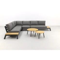 4 Seasons Empire Platform Loungeset 6-delig Met Mindo Tafels Rond -VIDAXL Verkoop 1000060173 0102