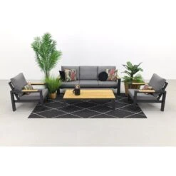 VDG Hammelton Stoel-bank Loungeset Met Mindo Loungetafel - 4-delig -VIDAXL Verkoop 1000061353 0102