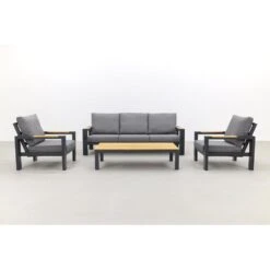 VDG Hammelton Stoel-bank Loungeset Met Mindo Loungetafel - 4-delig -VIDAXL Verkoop 1000061353 0103