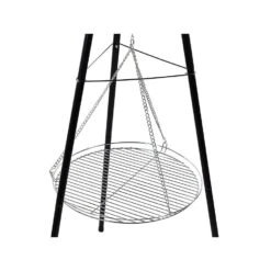 Beliani Houtskoolgrill GELAI - Zwart Staal -VIDAXL Verkoop 1000064587 0103