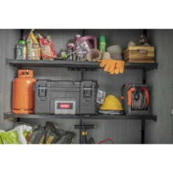 Keter Cortina Alto Tuinkast - 140x73,6x170,4 Cm - Grijs -VIDAXL Verkoop 1000069707 0104