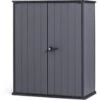Keter Cortina Alto Tuinkast - 140x73,6x170,4 Cm - Grijs