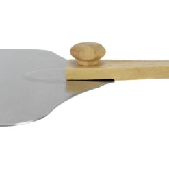 Krumble Pizzaschep Vierkant Met Houten Handvat - 70 Cm - RVS -VIDAXL Verkoop 1000070303 0103