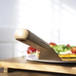 Krumble Pizzaschep RVS Met Houten Handvat -VIDAXL Verkoop 1000071615 0101
