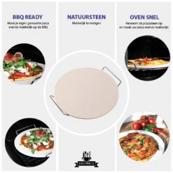 Krumble Pizzasteen - 33 Cm -VIDAXL Verkoop 1000071621 0102