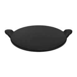 Krumble Pizzasteen Met Handvatten - Keramiek - 33 Cm - Zwart -VIDAXL Verkoop 1000071623 0102