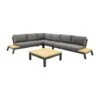 4 Seasons Empire Platform Loungeset 5-delig Met Capitol Tafel 90 X 90 Cm