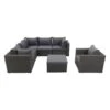 Suns Loungeset Garda Inclusief Fauteuil - Antraciet