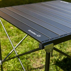 Opvouwbare Aluminium Campingtafel 72x65x51 Cm - 65x72x51 Cm - Aluminium - Zwart -VIDAXL Verkoop 1000078126 0102